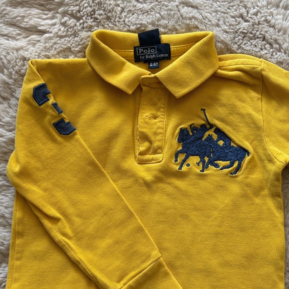 Polo by Ralph Lauren Kids Yellow Polo Shirt